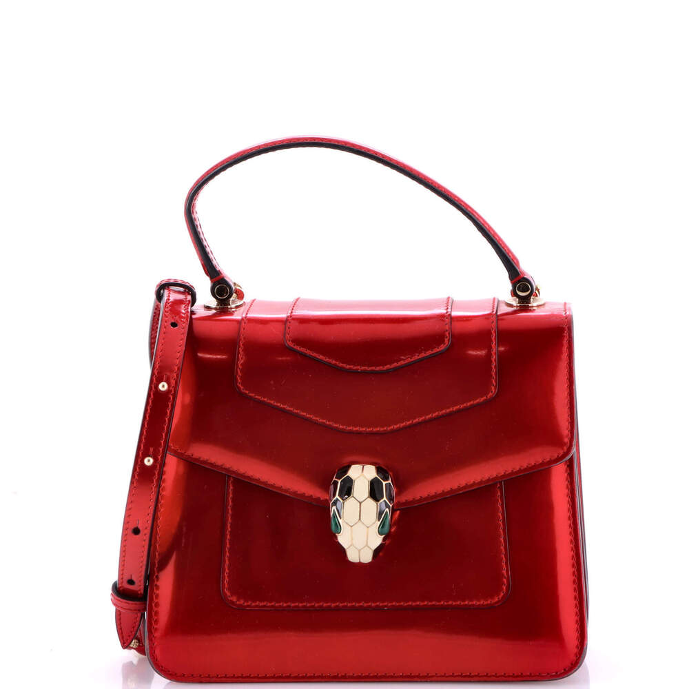 Bvlgari Small Serpenti Top Handle Bag Patent